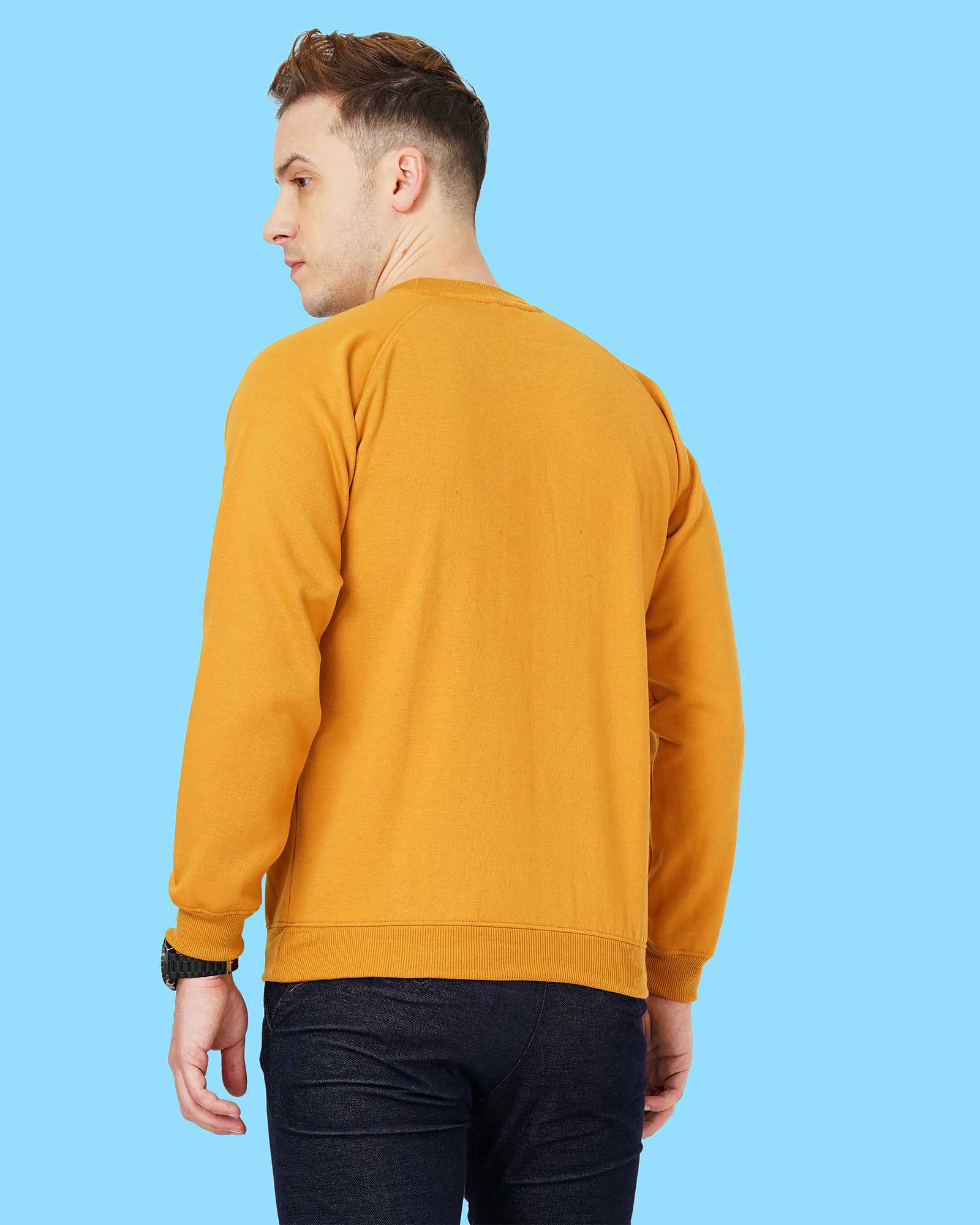 Mustard sweatshirt outlet men