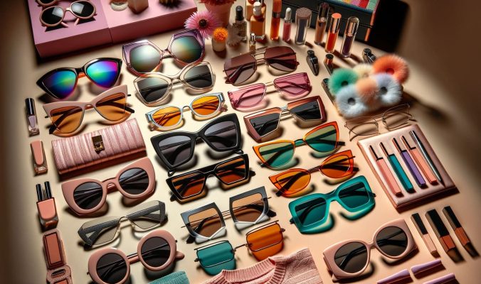 Collection of stylish and protective goggles for women and girls including polarized, cat-eye, oversized, wraparound sports, browline, gradient, aviator, geometric rimless, vintage foldable, square, round mirrored, rectangle, gradient for girls, sporty shield, clip-on, sleek rimless, foldable for girls, and vintage cat-eye sunglasses.